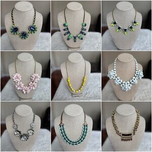 Beautiful Statement Necklace Collection! 9 pieces!